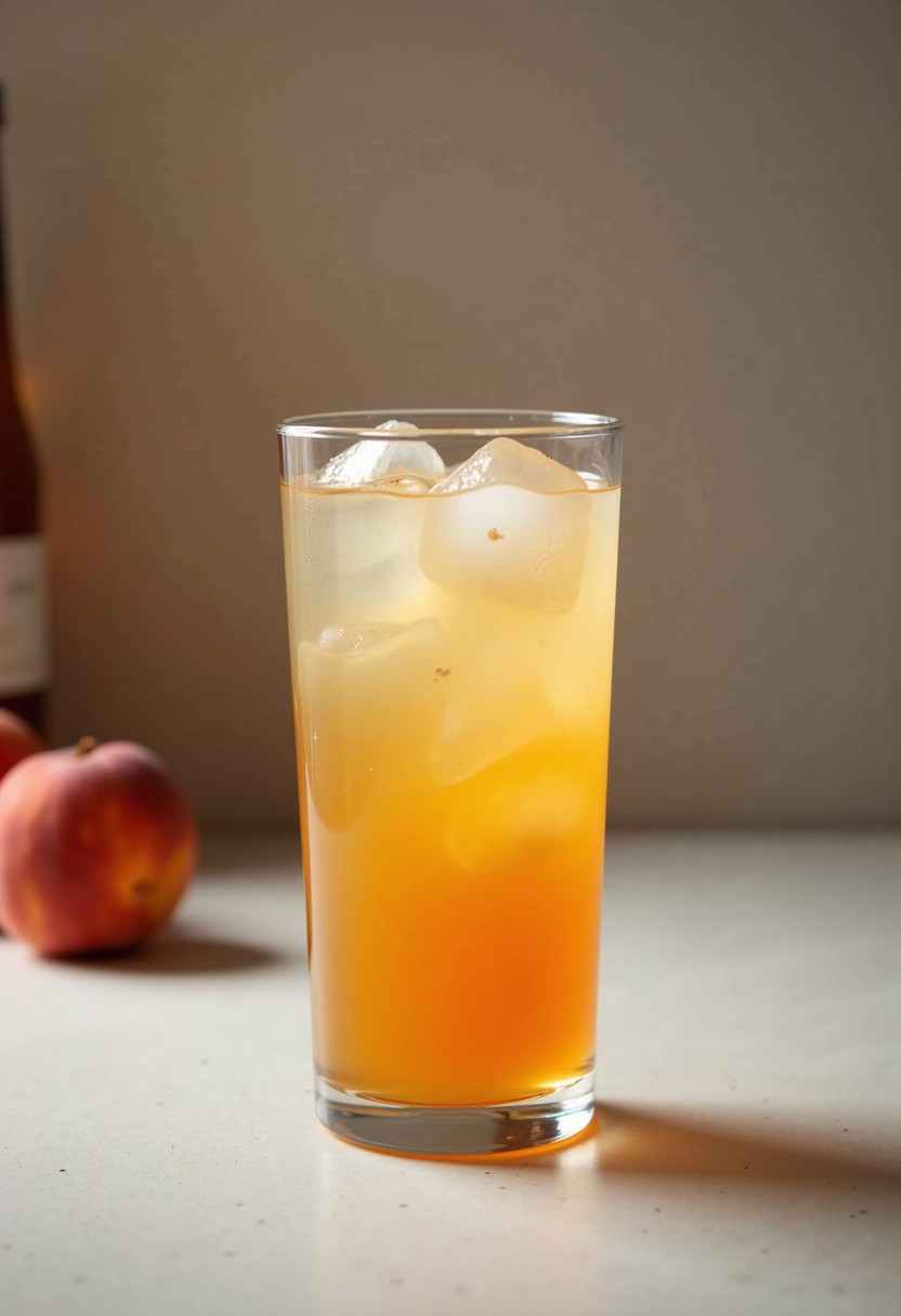 佐治亞州蜜桃冰茶 調酒示意圖
