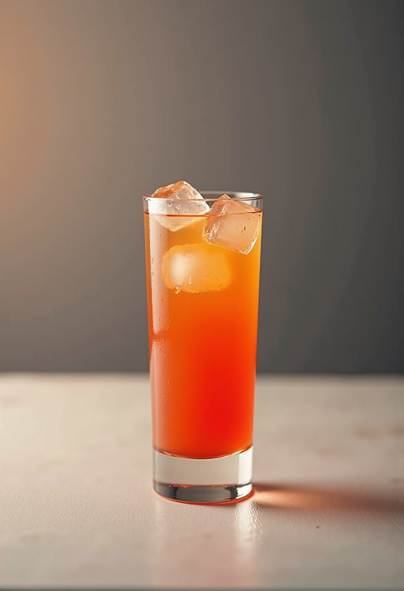Mandarin Sunrise 調酒示意圖