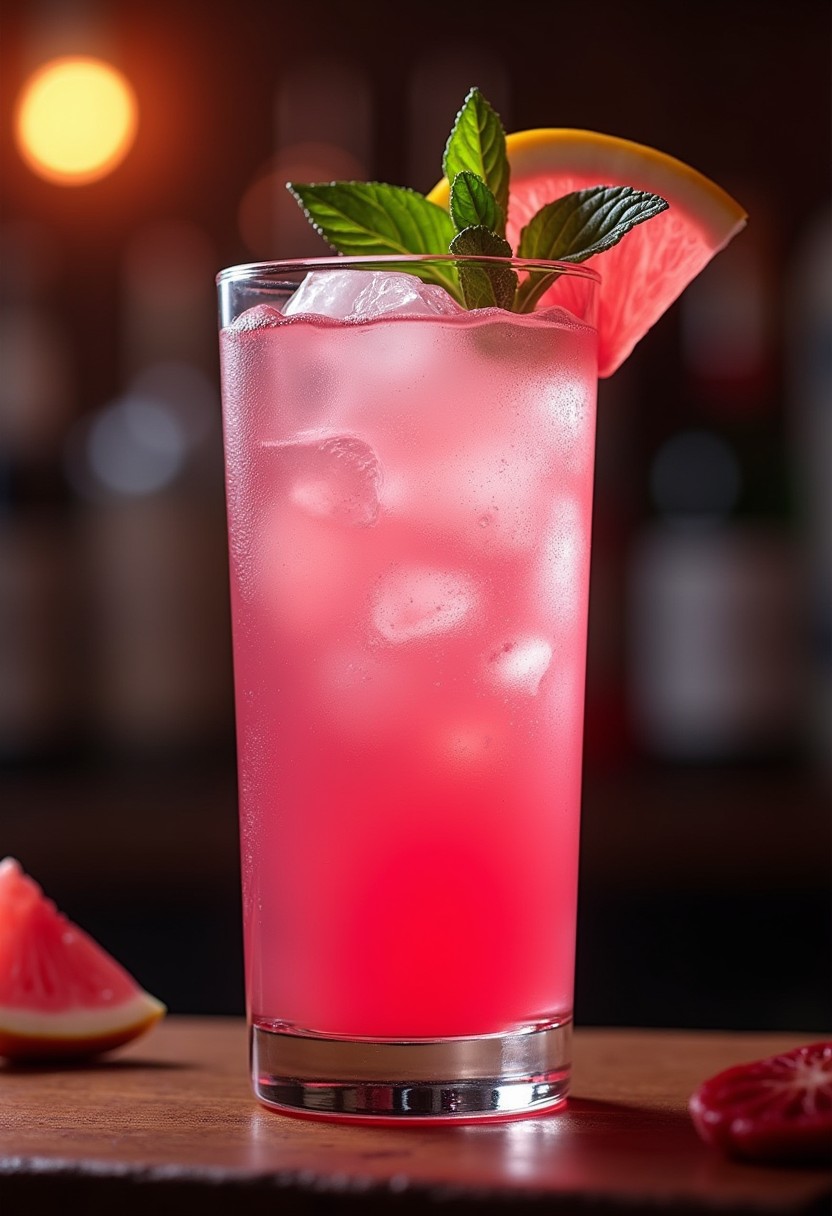 粉紅裙襬 (Mocktail) 調酒