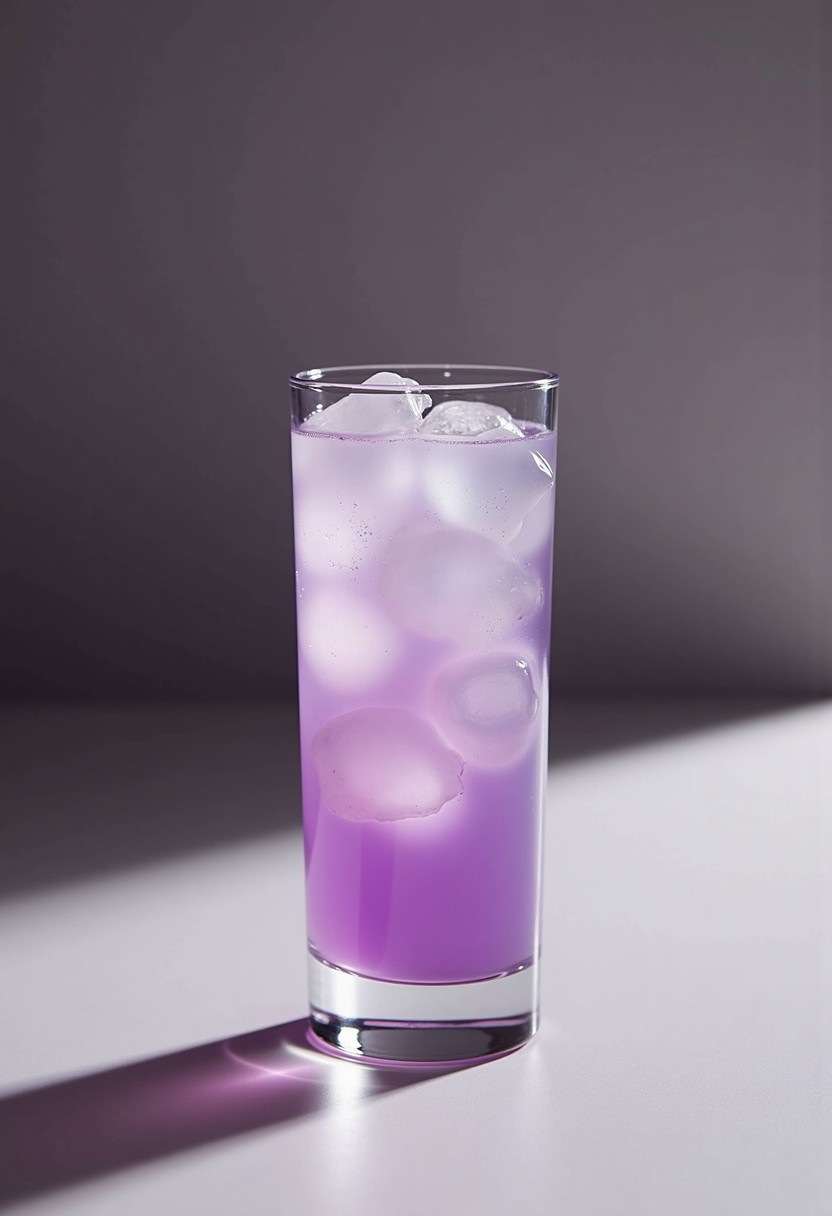 紫色夢幻 調酒示意圖