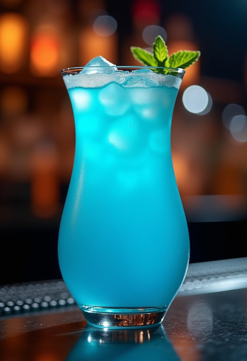 天藍色輻射 調酒