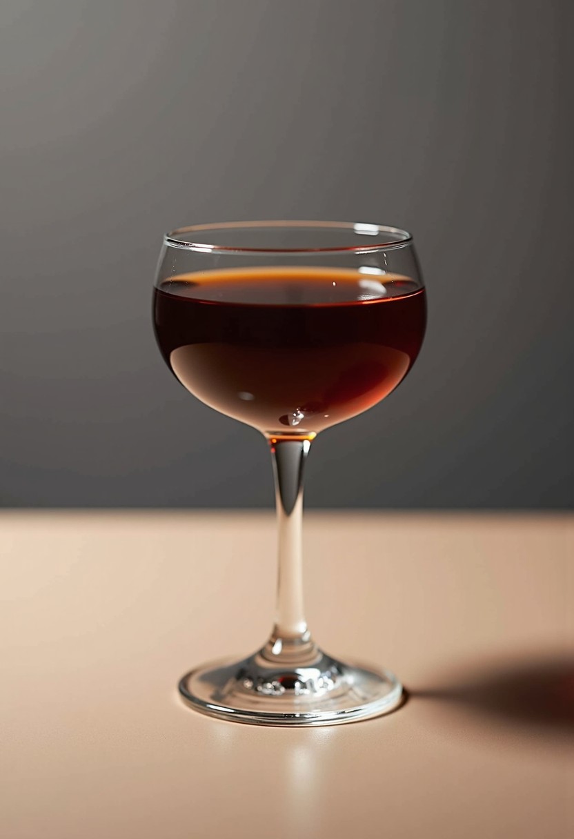 橙苦酒 調酒示意圖