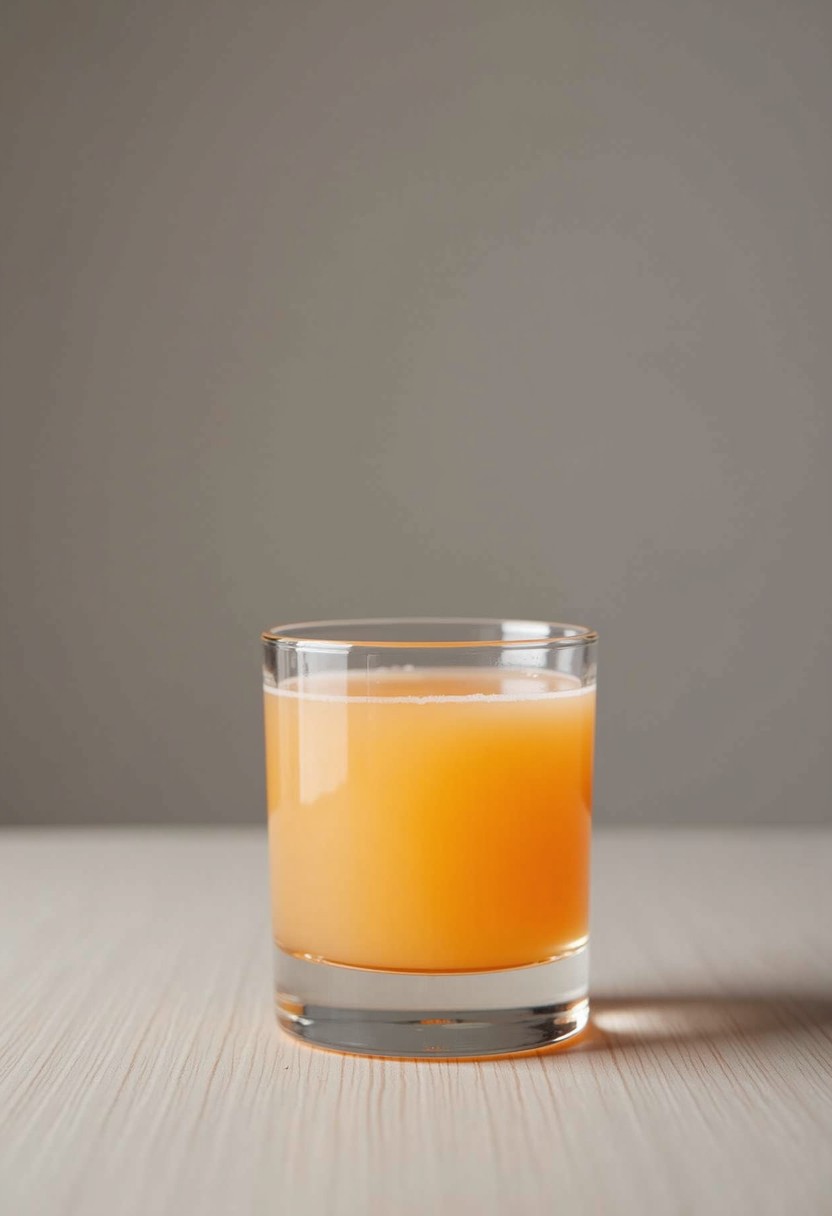 Papaya Milk Splash 調酒示意圖