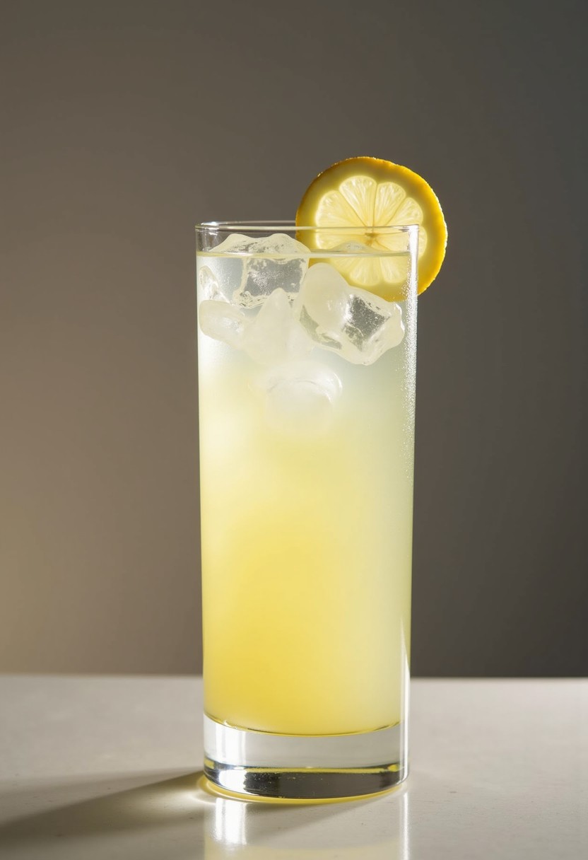檸檬蘇打 (Mocktail) 調酒示意圖