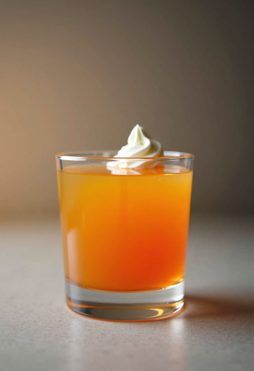 橙香極致 (Mocktail) 調酒示意圖