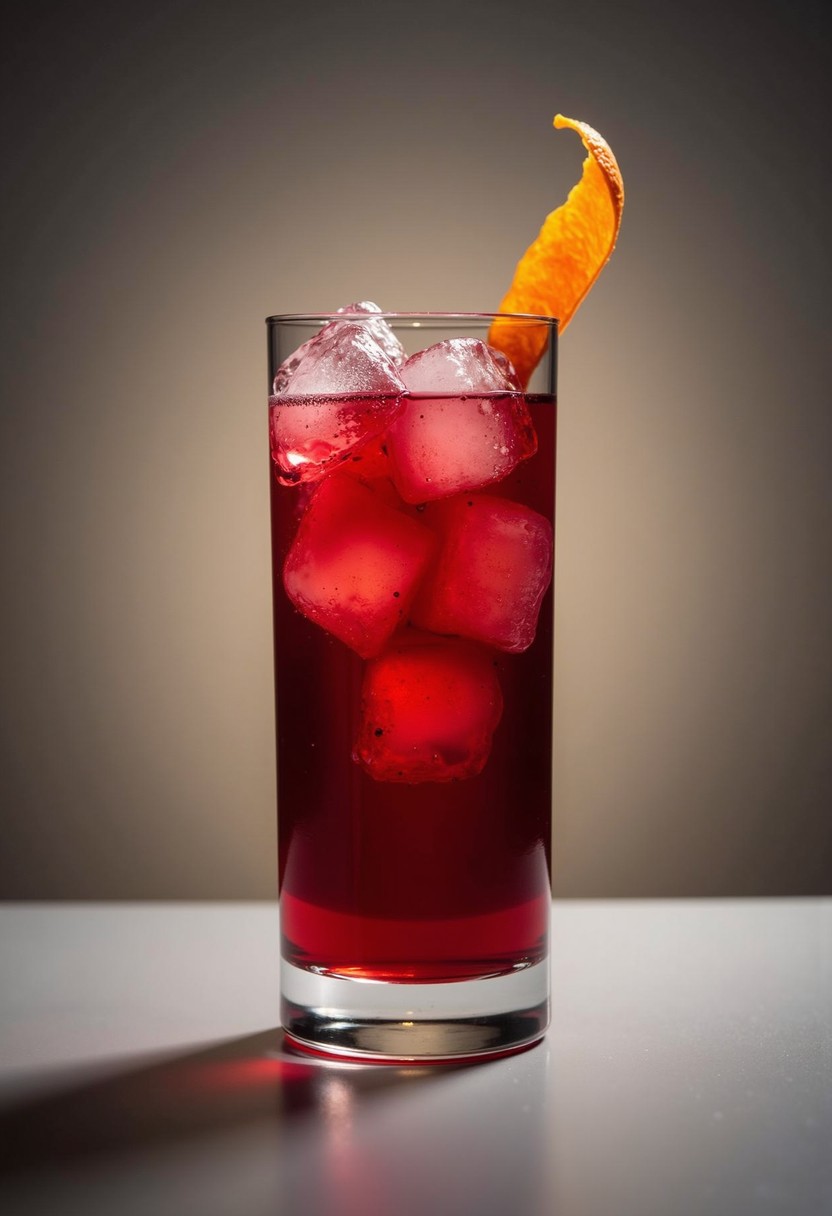 蔓越莓經典 (Mocktail) 調酒示意圖