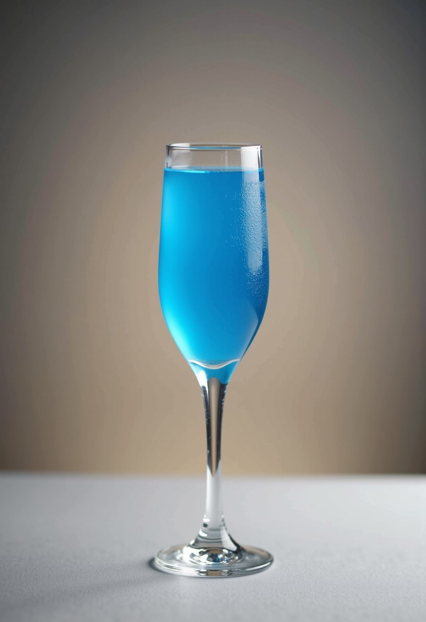 Blue Russian Kiss 調酒示意圖