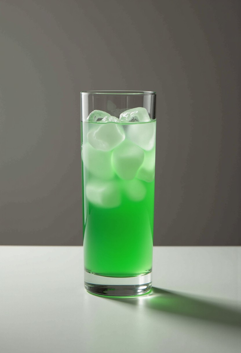 珍珠潛水員 調酒示意圖