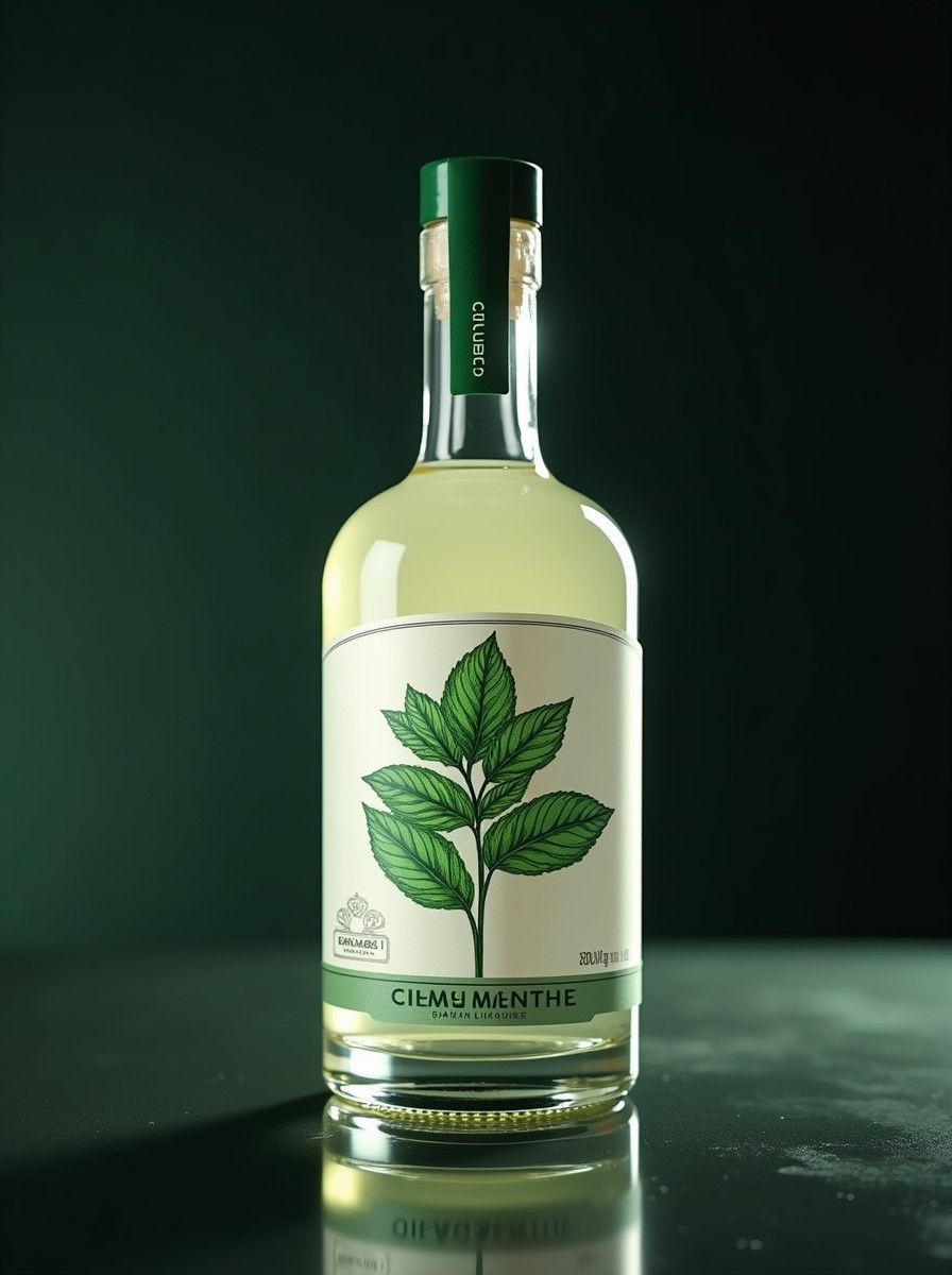 Splashes Crème De Menthe (White)