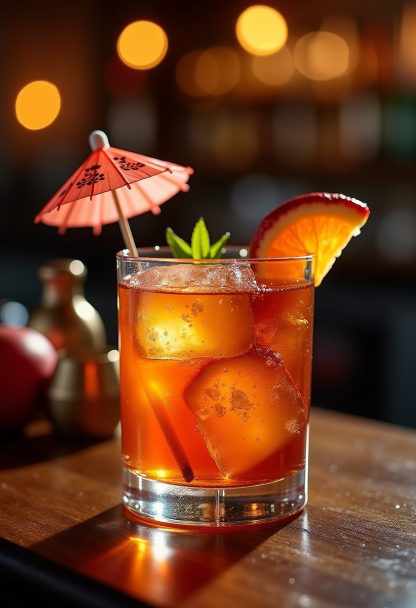 古典雞尾酒 Old Fashioned 調酒成品照