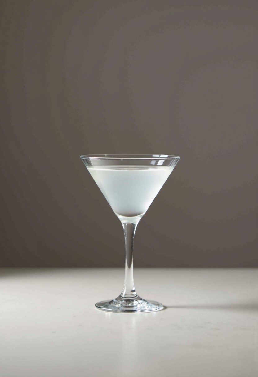 50-50 Martini 調酒示意圖