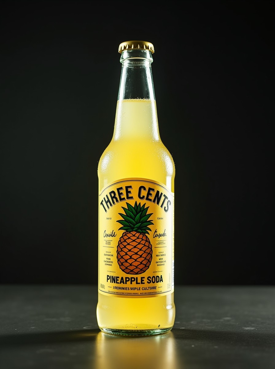 Three Cents 鳳梨氣泡飲