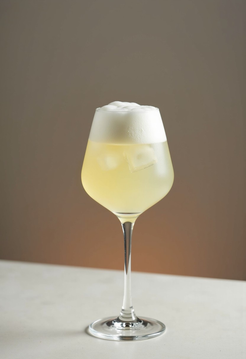 White Wine Spritzer 調酒示意圖