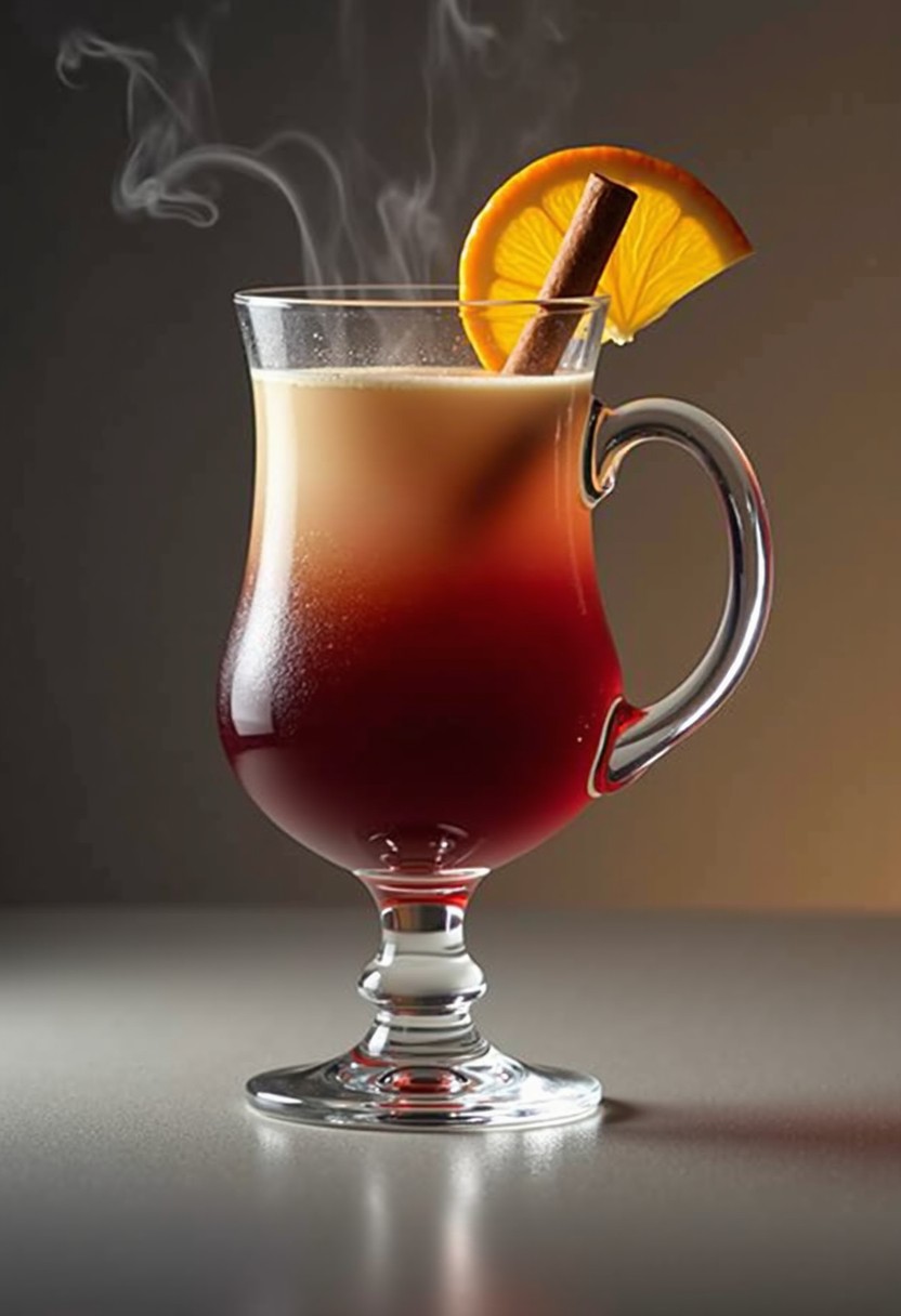 瑞典熱紅酒 (Swedish Glogg) 調酒示意圖