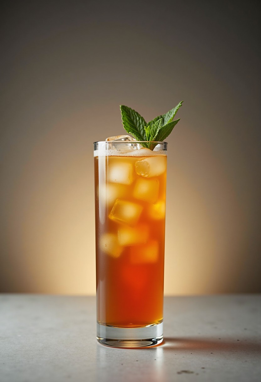 特調冰茶 (Mocktail) 調酒示意圖