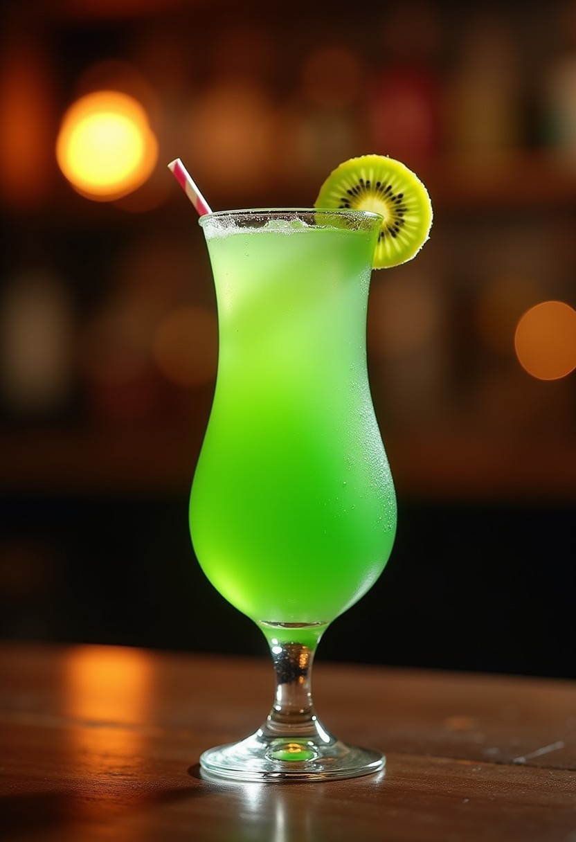 奇異果木瓜冰沙 (Mocktail) 調酒