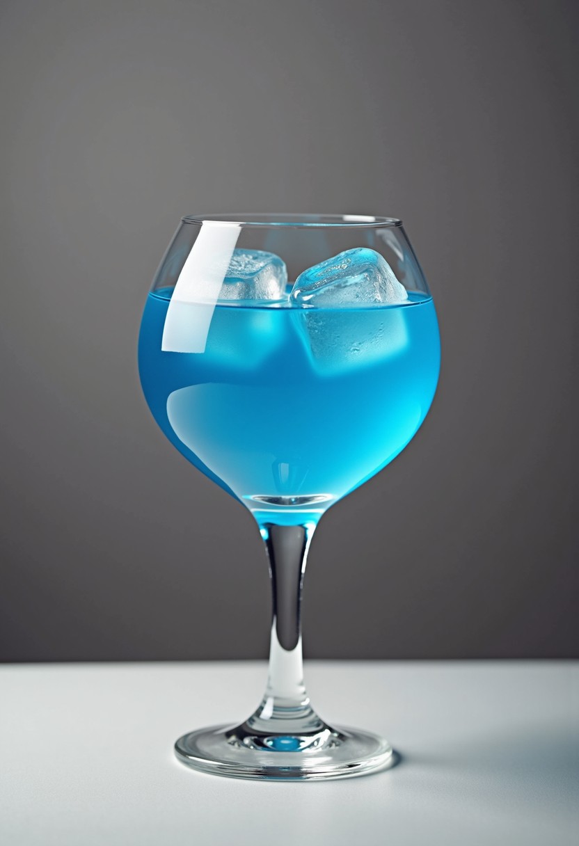 Blue Wave 調酒示意圖