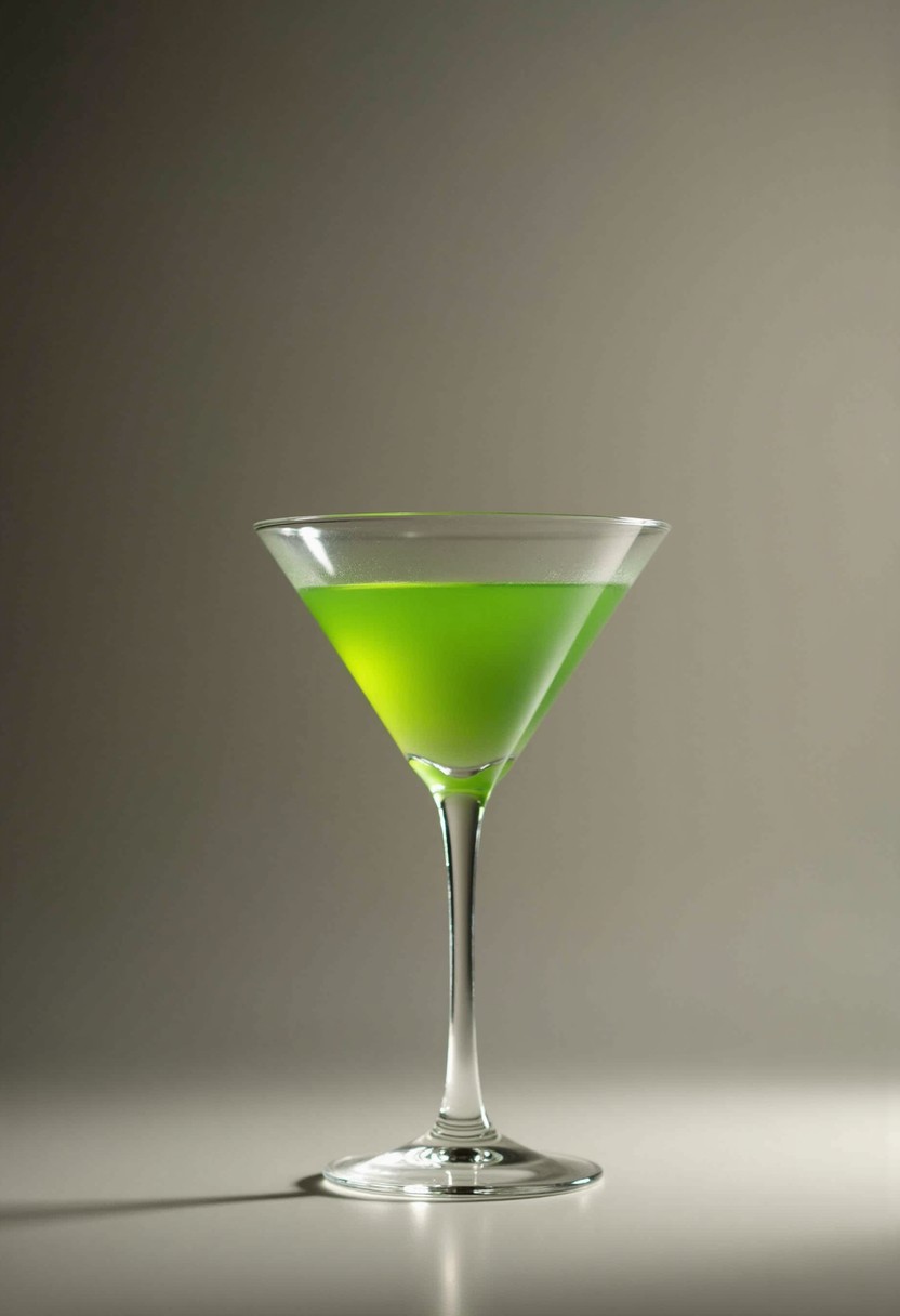 Green Apple Martini 調酒示意圖