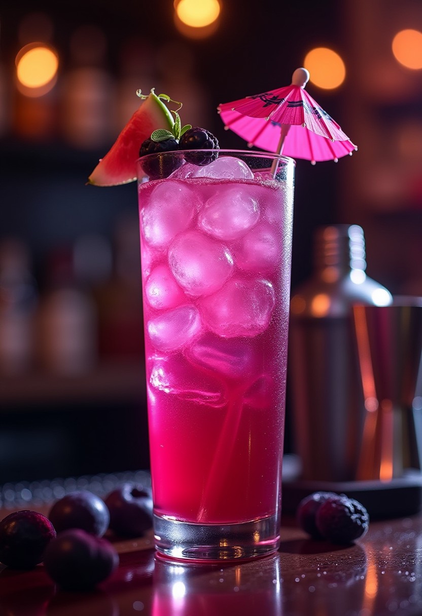 藍色雨 調酒