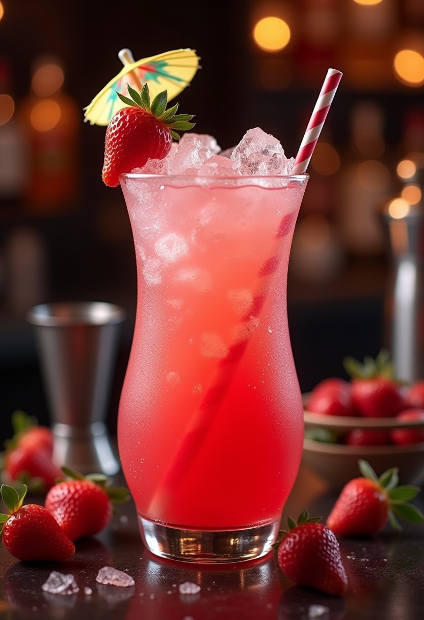 Frozen Strawberry Margarita 調酒