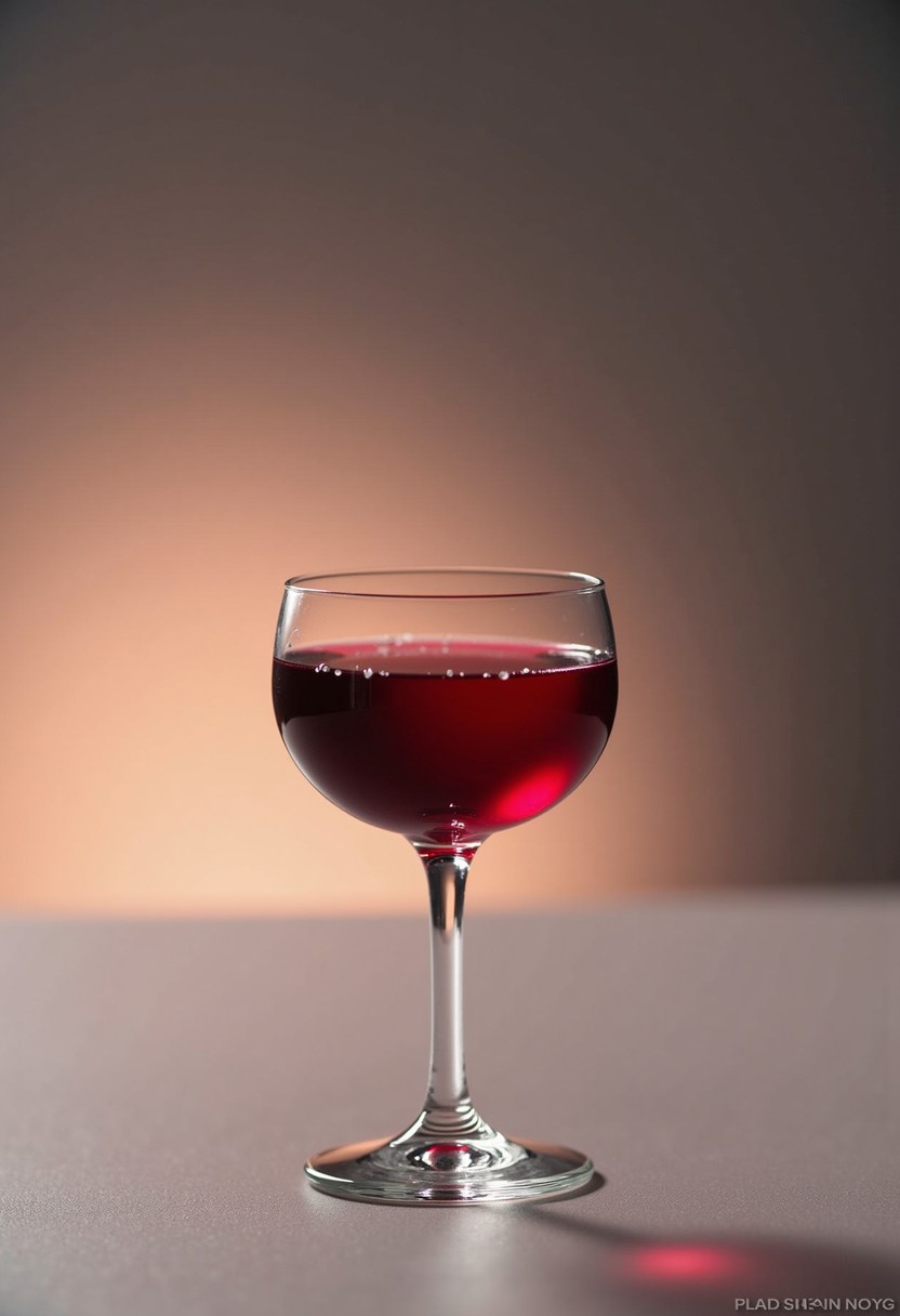 蔓越莓利口酒 調酒示意圖