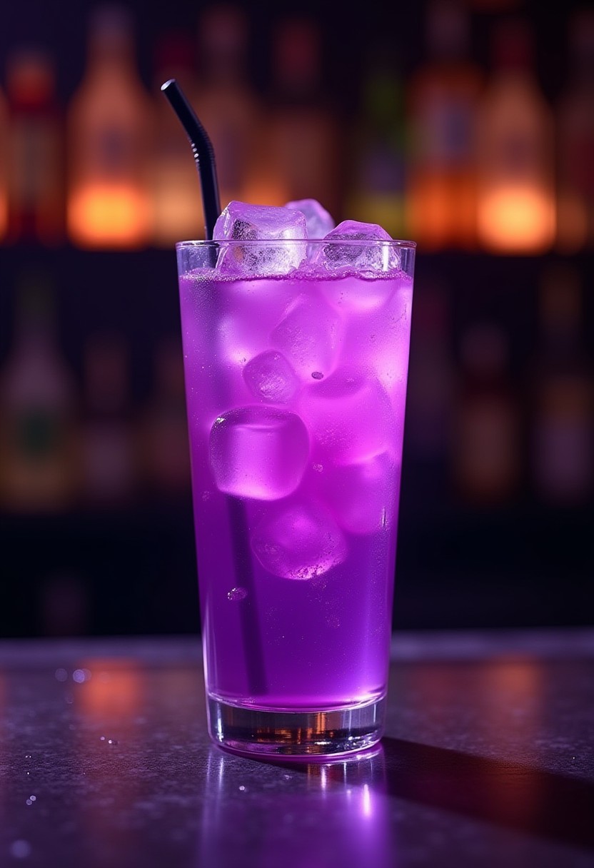 紫色龍蝦 調酒