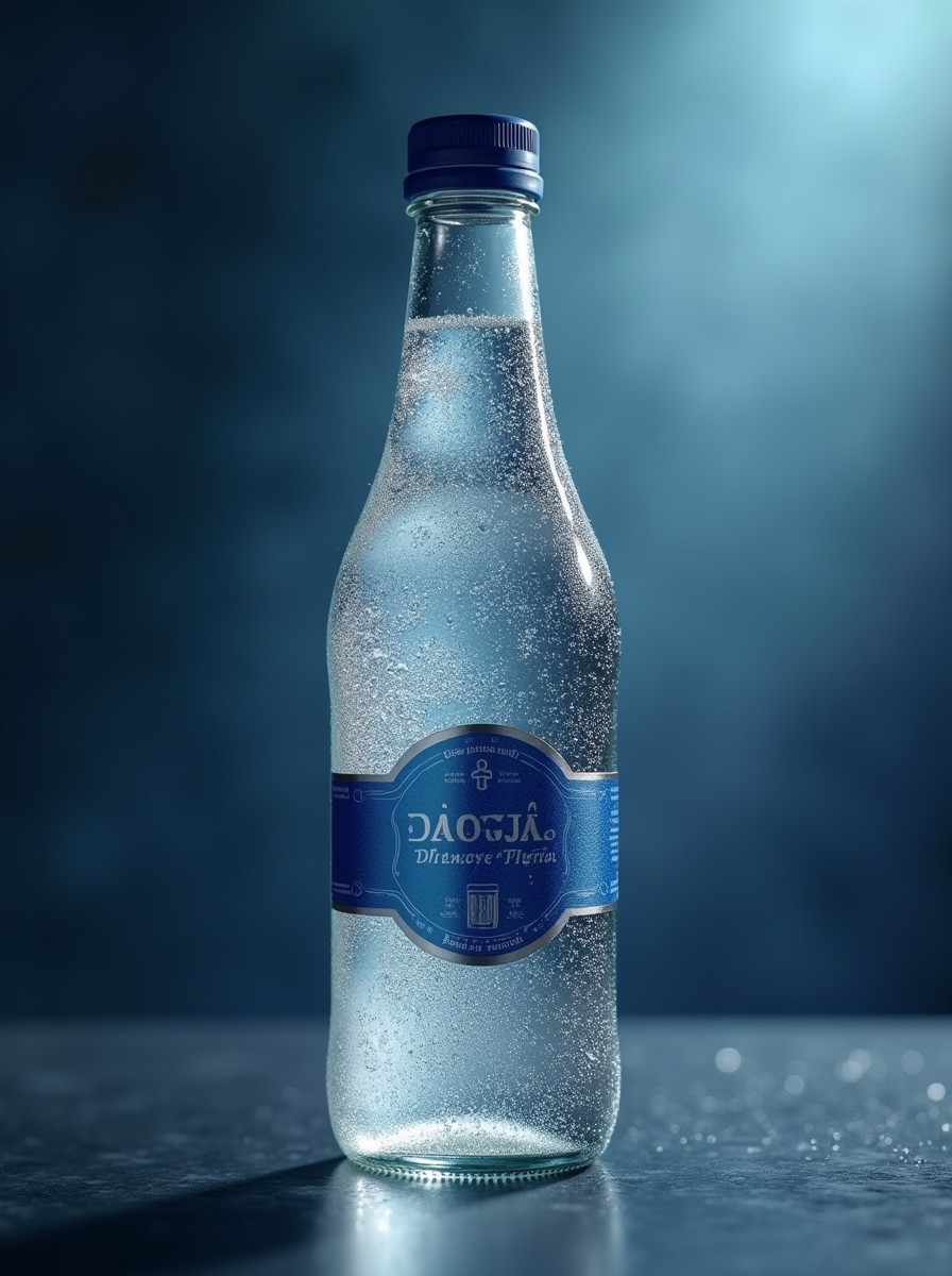 蘇打水注滿