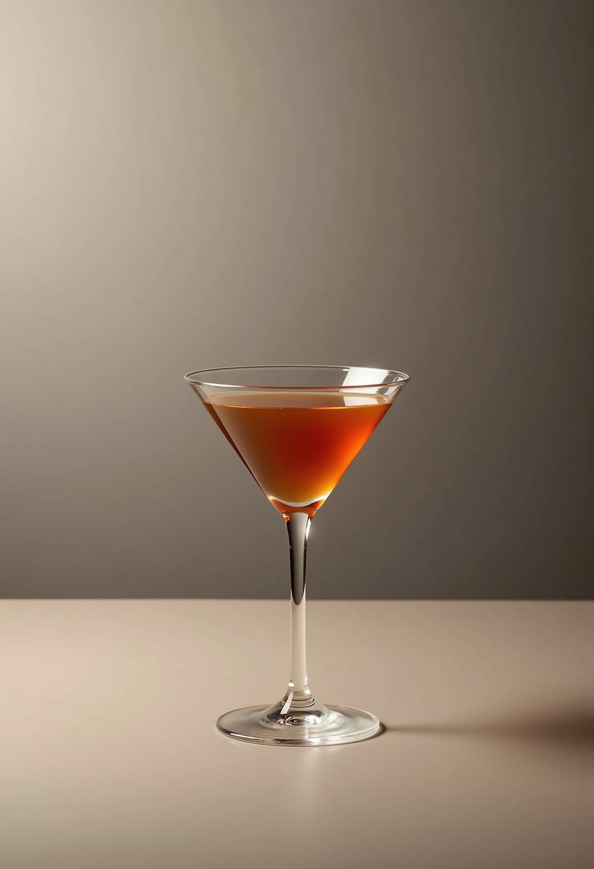 維爾京曼哈頓 (Mocktail) 調酒示意圖