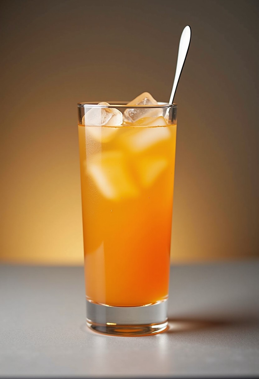橘子蘇打 (Mocktail) 調酒示意圖