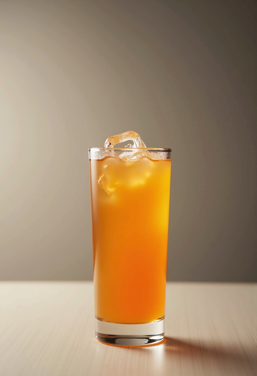 Fuzzy Navel (original) 調酒示意圖