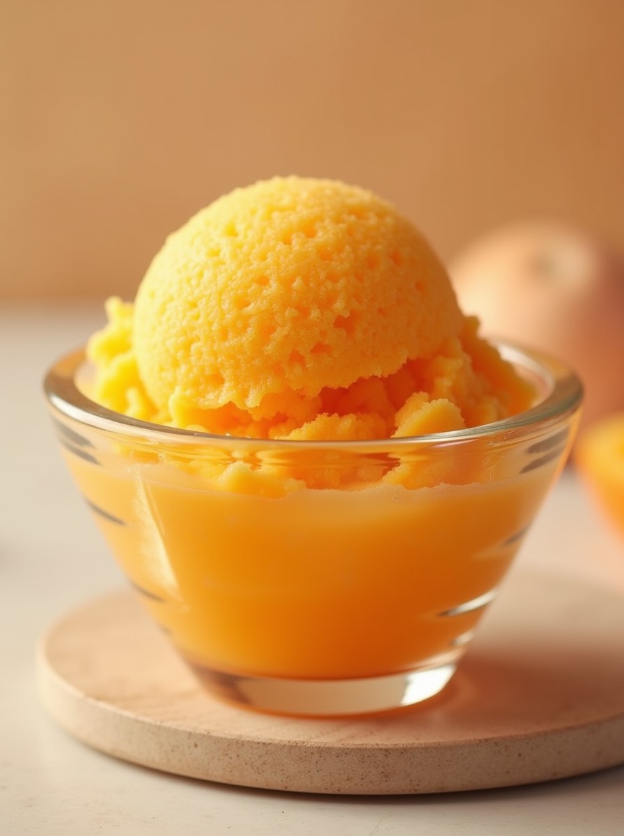 Scoop Orange Sorbet