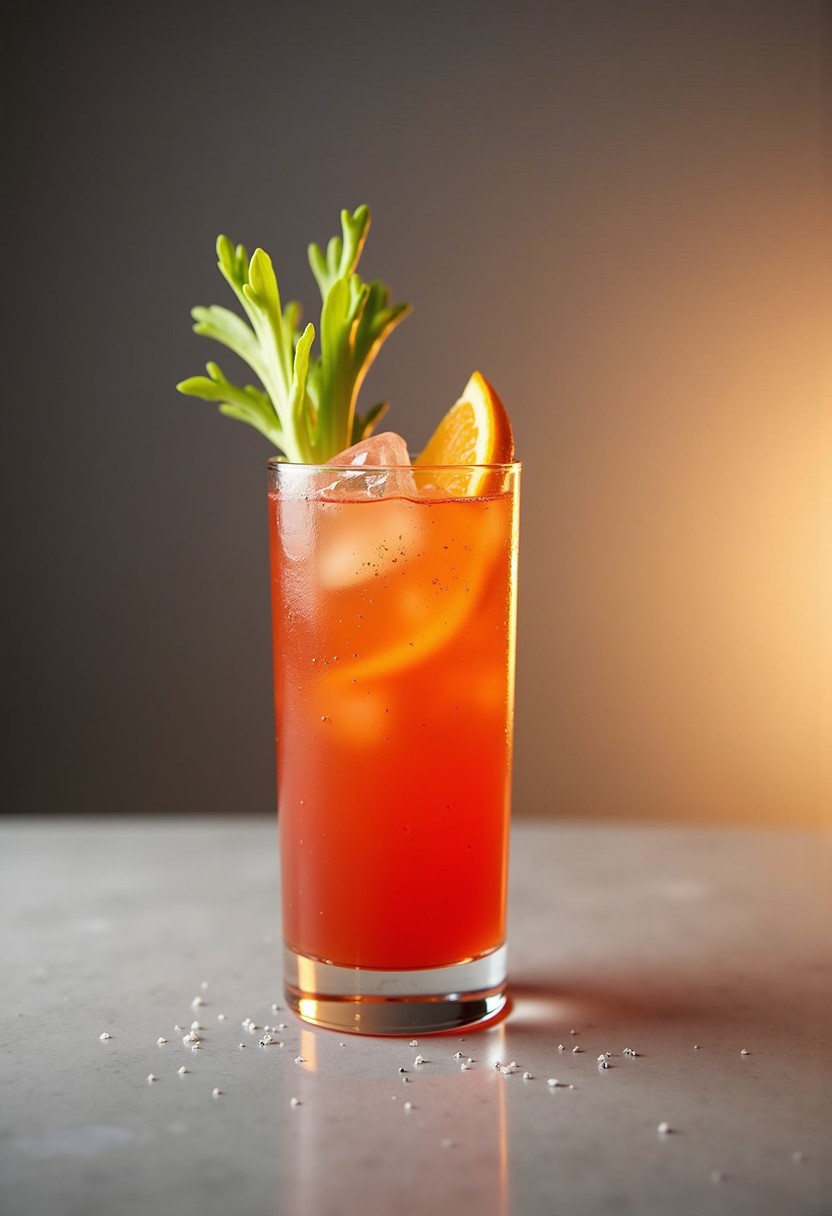 血腥 O.J. 調酒示意圖