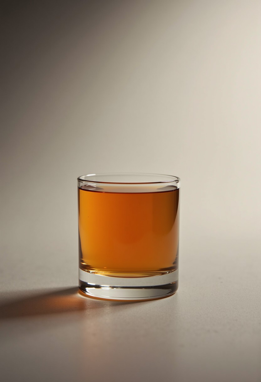 杏仁酸奶 調酒示意圖