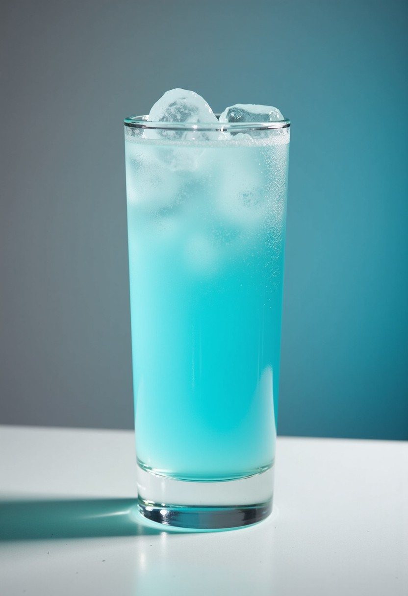 Ice Blue Aqua Velva 調酒示意圖