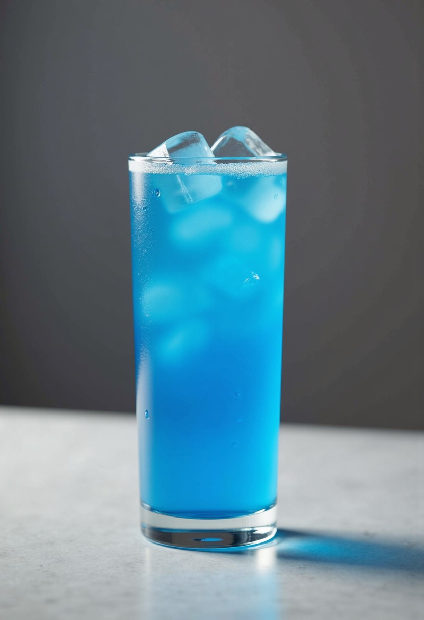 紋身藍精靈 調酒示意圖
