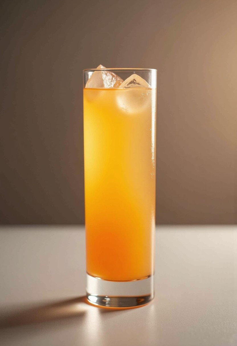 紅杏冰沙 調酒示意圖
