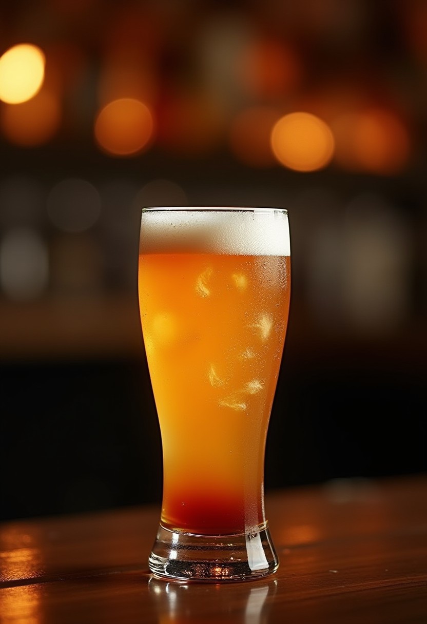 黑與棕 調酒