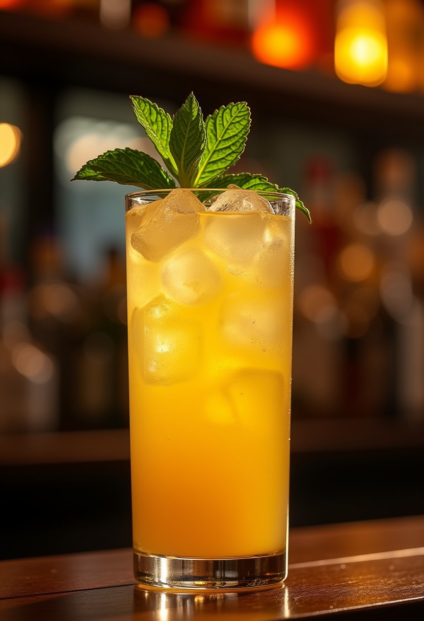 薄荷茱莉普 Mint Julep 調酒成品照