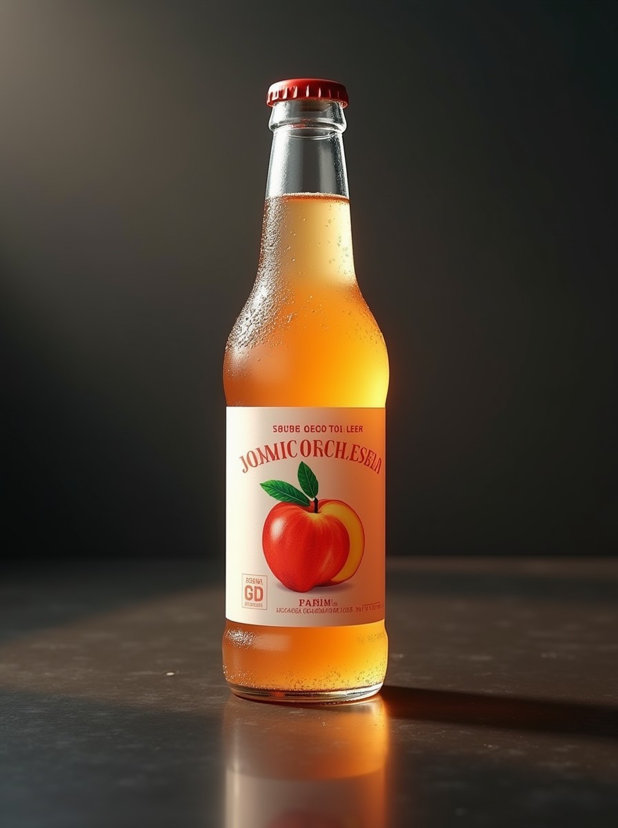 氣泡蜜桃冰茶