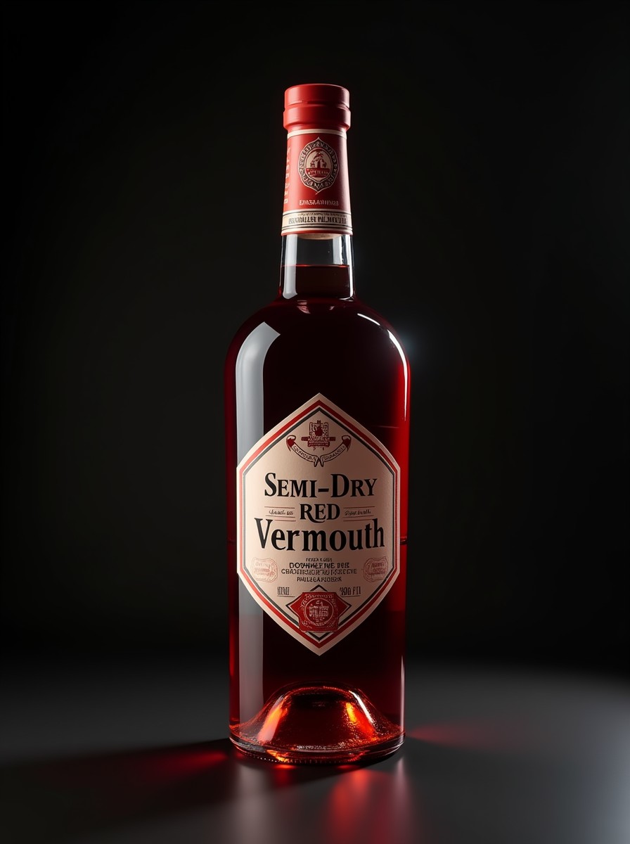 半乾型紅香艾酒
