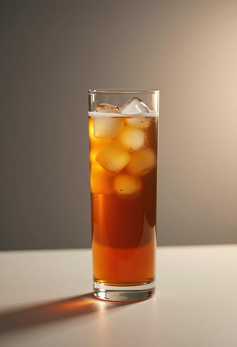 龍艾弗冰茶 調酒示意圖