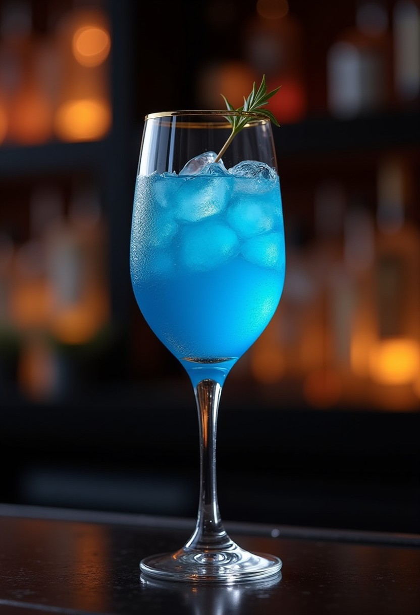 Blue Russian Kiss 調酒