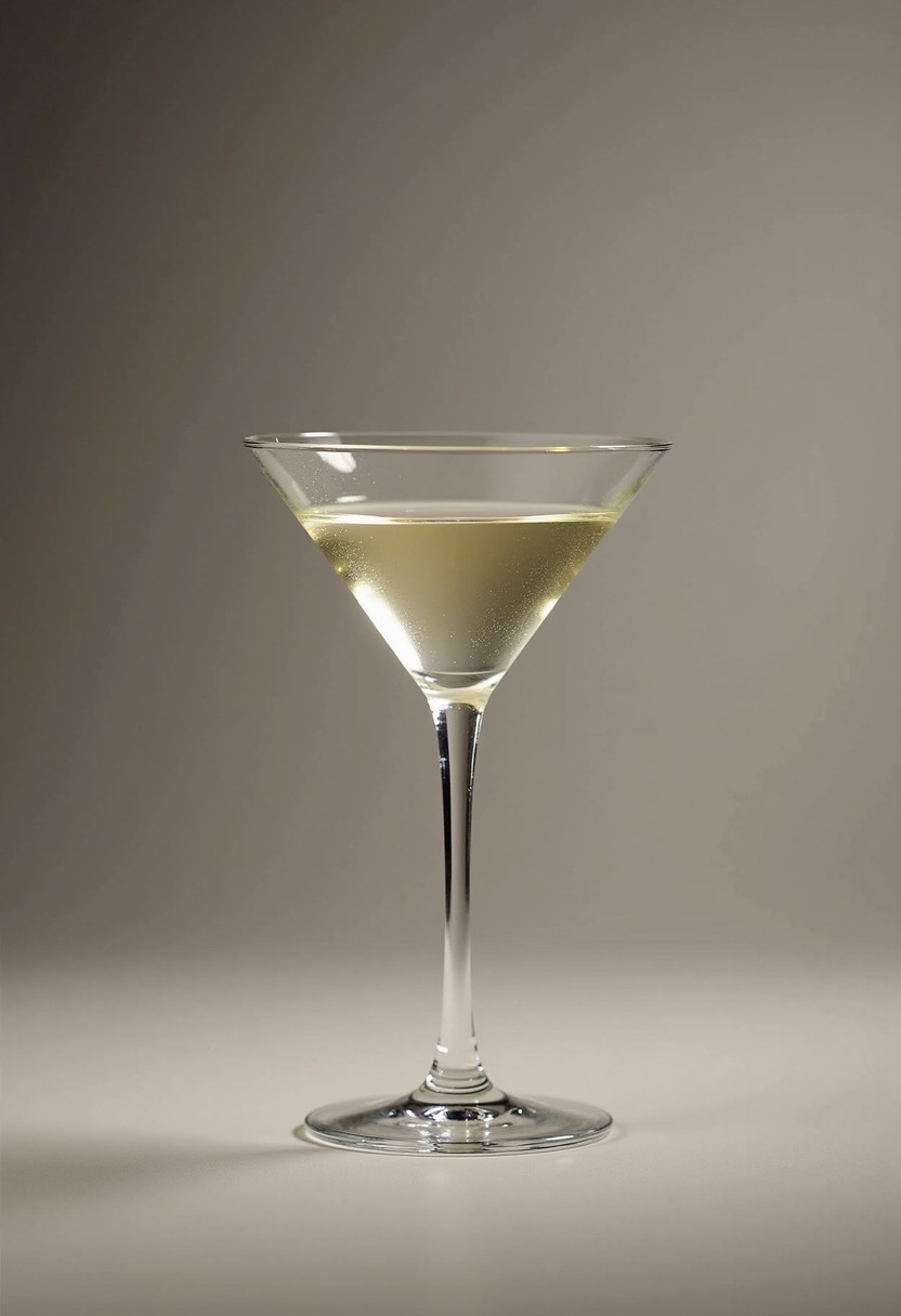 Champagne Martini 調酒示意圖