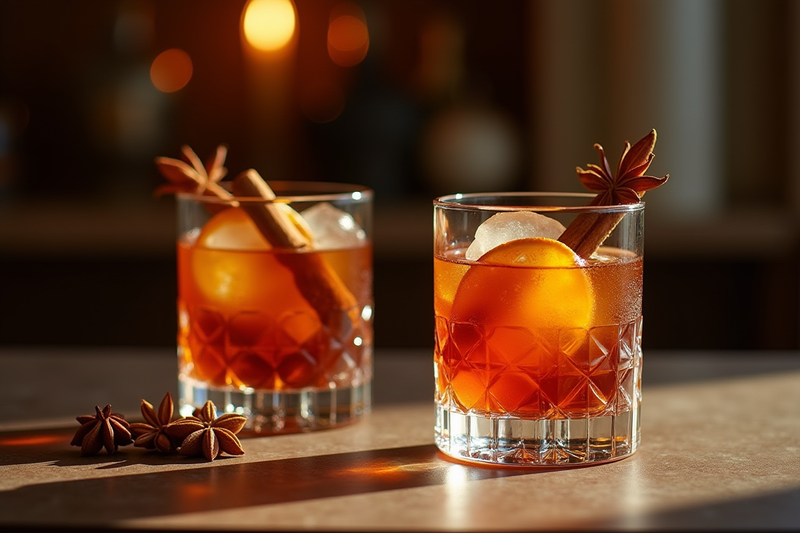 兩款融合丁香胡椒酒的古典杯:探索利口酒甜潤與香料層次