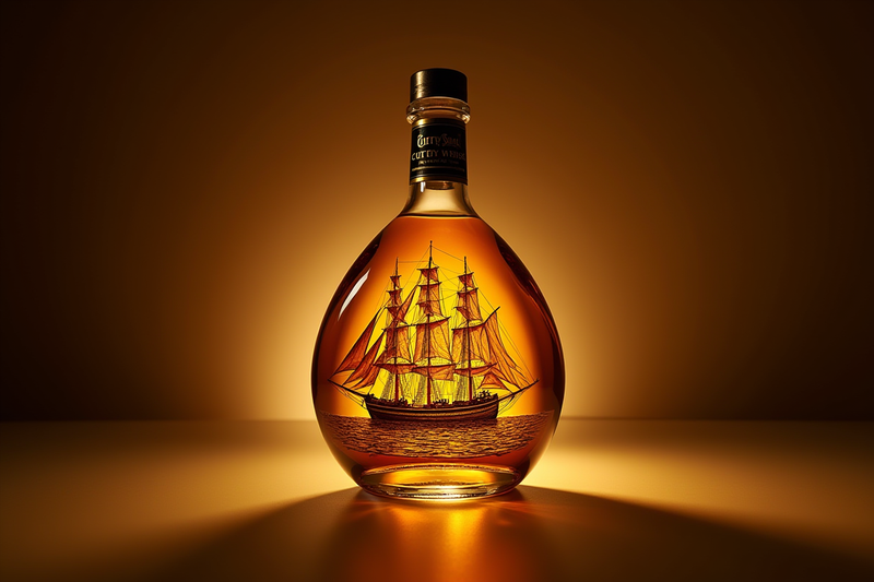 La Martiniquaise-Bardinet 集團揭曉 Cutty Sark 調和威士忌全新限量版瓶身,由藝術家重繪黃金帆船