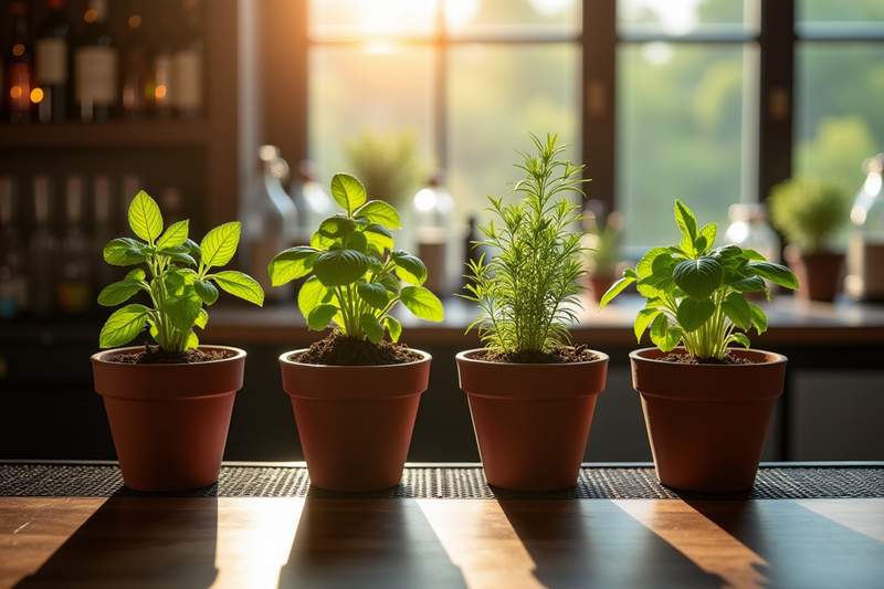 酒吧香草盆栽循環系統：薄荷、迷迭香與羅勒的再生種植與永續採收技巧