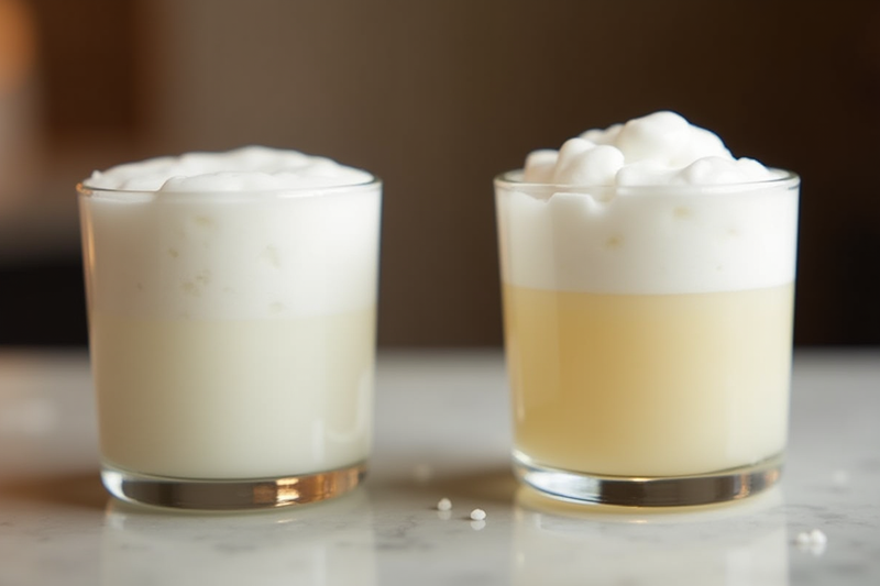 蛋清 vs Aquafaba 調酒泡沫比較:打發原理、操作差異與風味影響完全解析